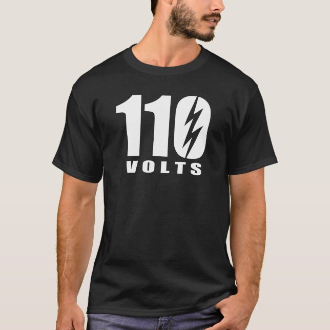 CAMISETA 110 VOLTIOS (Anverso)