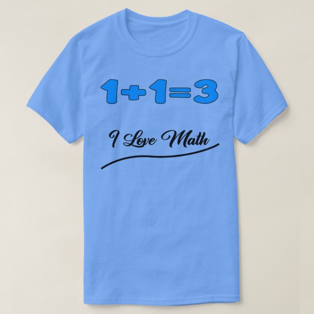 Camiseta 113 me encantan las matemáticas (Diseño del anverso)