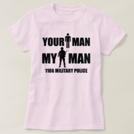 Camiseta 1186 policía militar - su hombre - mi hombre