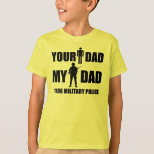 Camiseta 1186 policía militar - su papá - mi papá
