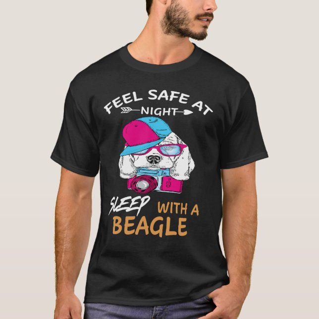 Camiseta 119 Siéntete Seguro De Noche Dormiendo Con Una Bea (Anverso)