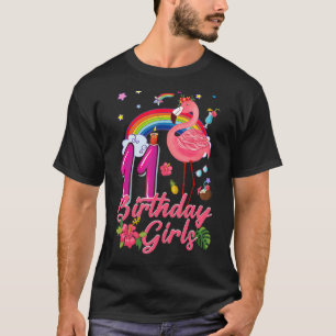 Camiseta 11.ª Chica Flamingo 11 años de edad tropical