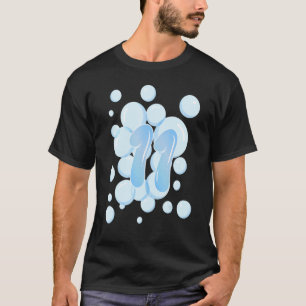 Camiseta 11.ª fiesta de cumpleaños temática de la burbuja d