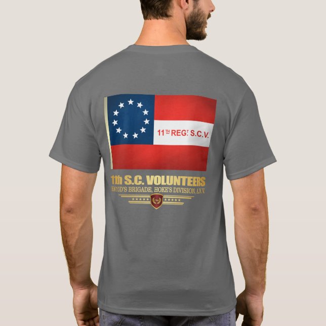 Camiseta 11.ª Infantería de Voluntarios de Carolina del Sur (Reverso)