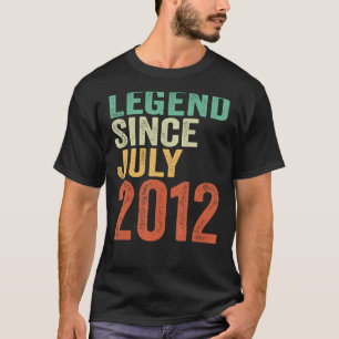 Camiseta 11.ª leyenda de cumpleaños desde niños Chicas en j