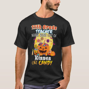 Camiseta 11.ª Maestra Nunca Se Queda Sin Besos O Puede