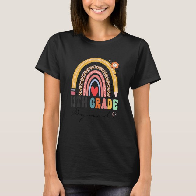 Camiseta 11.ª profesora de undécimo grado del arco iris (Anverso)