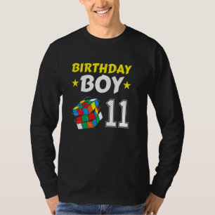 Camiseta 11.º Aniversario Cortar el rompecabezas de velocid