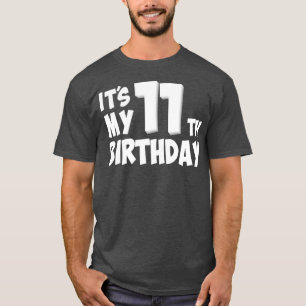 Camiseta 11.º cumpleaños