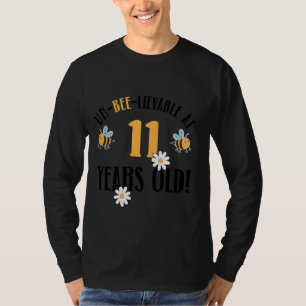 Camiseta 11.º cumpleaños 11 años de edad guardián de abejas