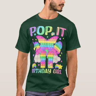 Camiseta 11.º cumpleaños Fidget Toy Pop It Chica de cumplea