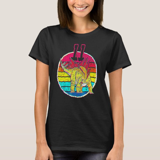 Camiseta 11.º cumpleaños I Stegosaurus Stenops I Family Mat (Anverso)