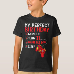 Camiseta 11.º juego perfecto de cumpleaños Bo de 11 años