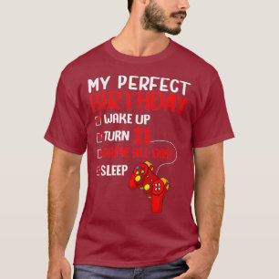 Camiseta 11.º Jugador de Cumpleaños perfecto