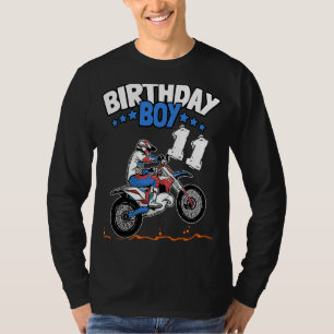 Camiseta 11.º Nacimiento Niño Sucio Bicicleta Niños de 11 a