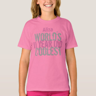 Camiseta 11.º PINK de 11 años, el más frío del mundo