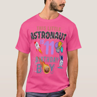 Camiseta 11.º regalo de cumpleaños Astronauta Astronauta de