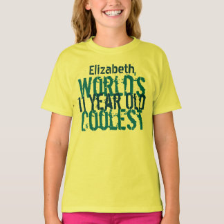 Camiseta 11.º regalo de cumpleaños, el más frío del mundo d