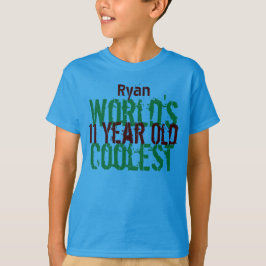 Camiseta 11.º regalo de cumpleaños, el niño de 11 años más
