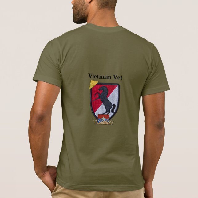 Camiseta 11.º Regimiento de Caballería Armado ACR Vietnam V (Reverso)