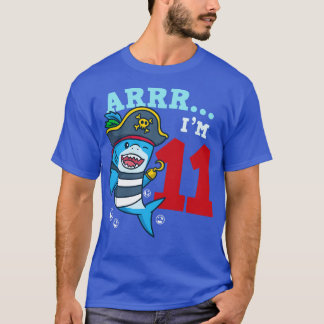 Camiseta 11.º tiburón pirata