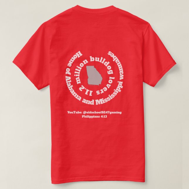 Camiseta 11,2 Millones de Amantes de Bulldog (Reverso del diseño)