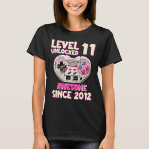 Camiseta 11 años BDay Chica Gamer 11 años cumpleaños 20