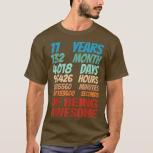 Camiseta 11 años Chica 11º cumpleaños