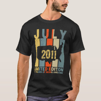 Camiseta 11 Años De Ser Increíble
