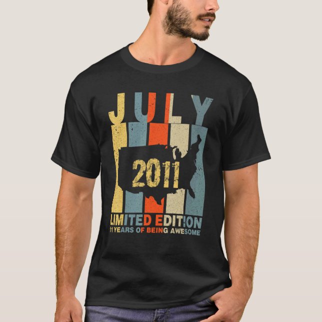 Camiseta 11 Años De Ser Increíble (Anverso)