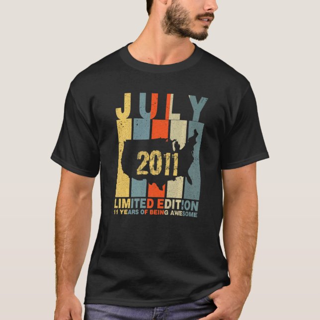 Camiseta 11 Años De Ser Increíble (Anverso)