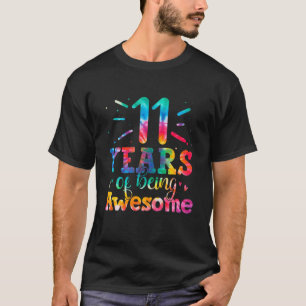 Camiseta 11 Años De Ser Sorprendente Tye De Tie 11 Años De