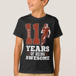 Camiseta 11 Años De Ser Un Muchacho Impresionante 11º Fútbo