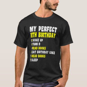 Camiseta 11 años Mi perfecto undécimo cumpleaños leyendo 11