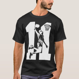 Camiseta 11 años Número 11 Sketll Cumpleaños 11