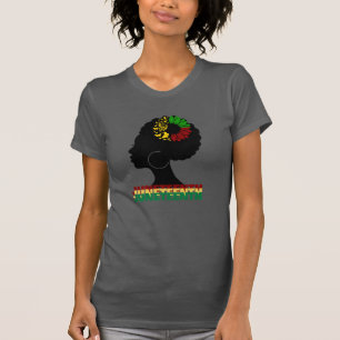 Camiseta 11 de junio Libertad negra de los girasoles en Áfr