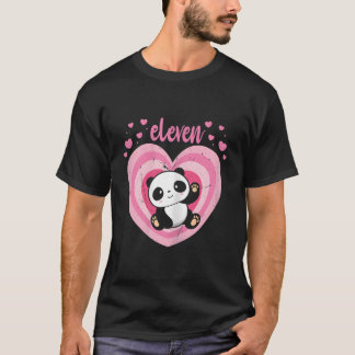 Camiseta 11 Panda cumpleaños 11