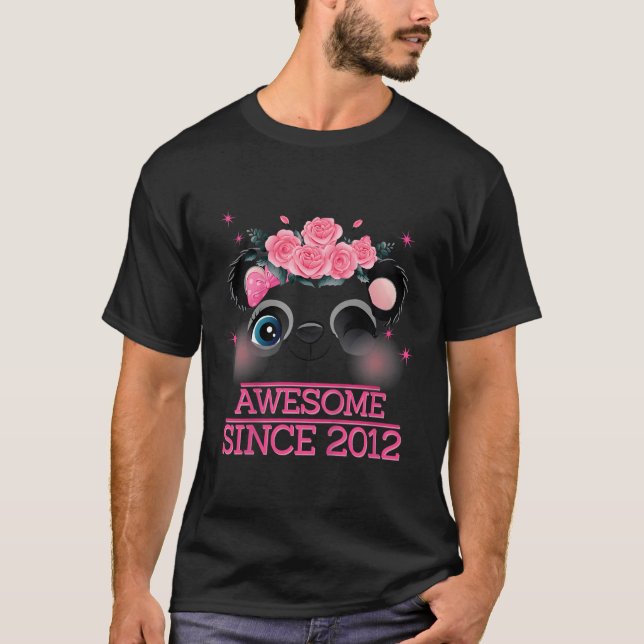Camiseta 11 Panda Impresionante desde 2012 (Anverso)