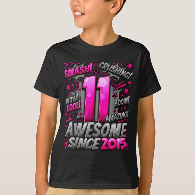 Camiseta 11 Year Old For Boys 11th Birthday Boy 11 Year Old (Anverso)