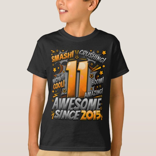 Camiseta 11 Year Old For Boys 11th Birthday Boy 11 Year Old (Anverso)