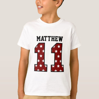 Camiseta 11mo El cumpleaños ROJO y el BLANCO PROTAGONIZA