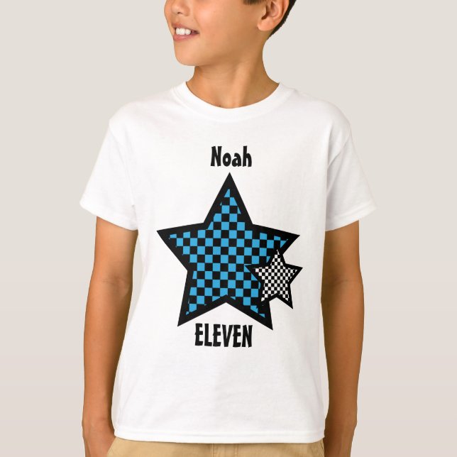 Camiseta 11mo Nombre de encargo COMPROBADO muchacho V24 de (Anverso)