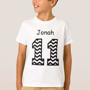 Camiseta 11mo Nombre de encargo V01G8 de CHEVRON del