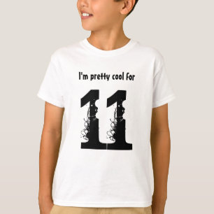 Camiseta 11mo Regalo de cumpleaños soy Guay bonito para 11