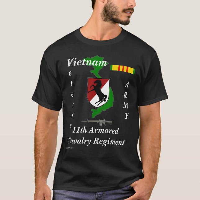 Camiseta 11mo Registro acorazado de Cav (Anverso)