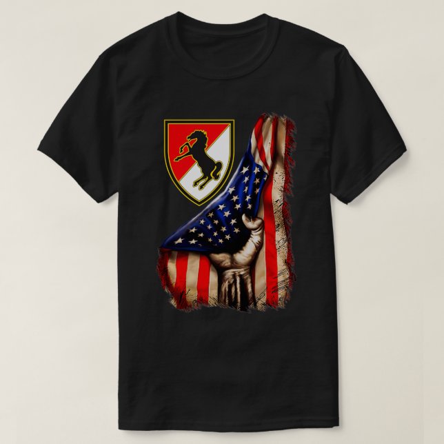 Camiseta 11th Armored Cavalry Regiment (11th ACR) American  (Diseño del anverso)