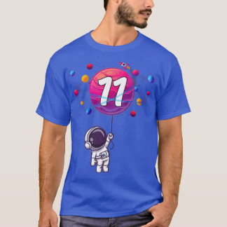 Camiseta 11th Birthday 11 Years Old Birthday Boy Gift Astro