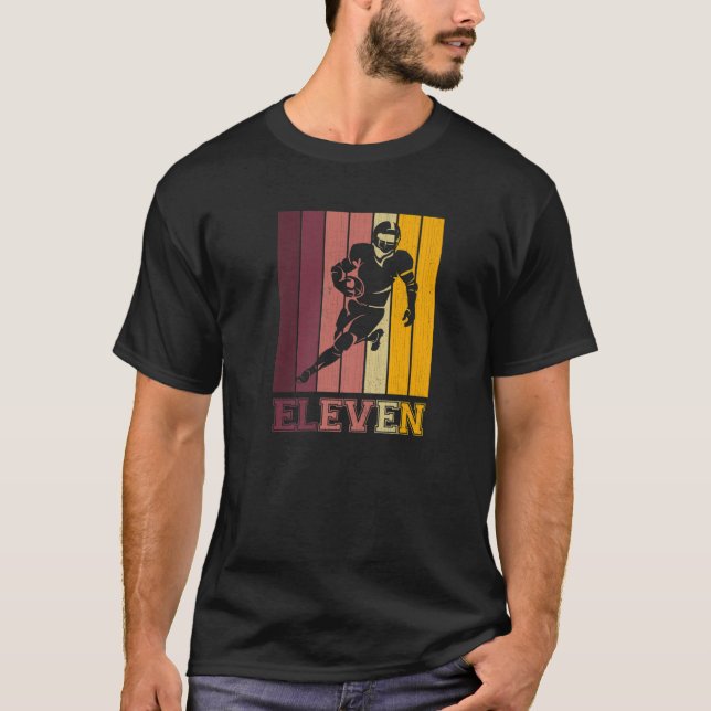 Camiseta 11Th Birthday For Boys Football Player 11 Years Ol (Anverso)