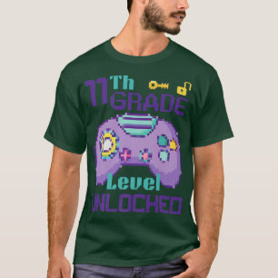 Camiseta 11th grade level unlocked video game gamers piel p