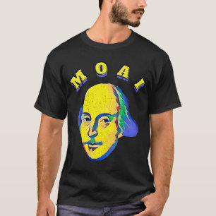 Camiseta 12ª Noche MOAI Malvolio Shakespeare Cita